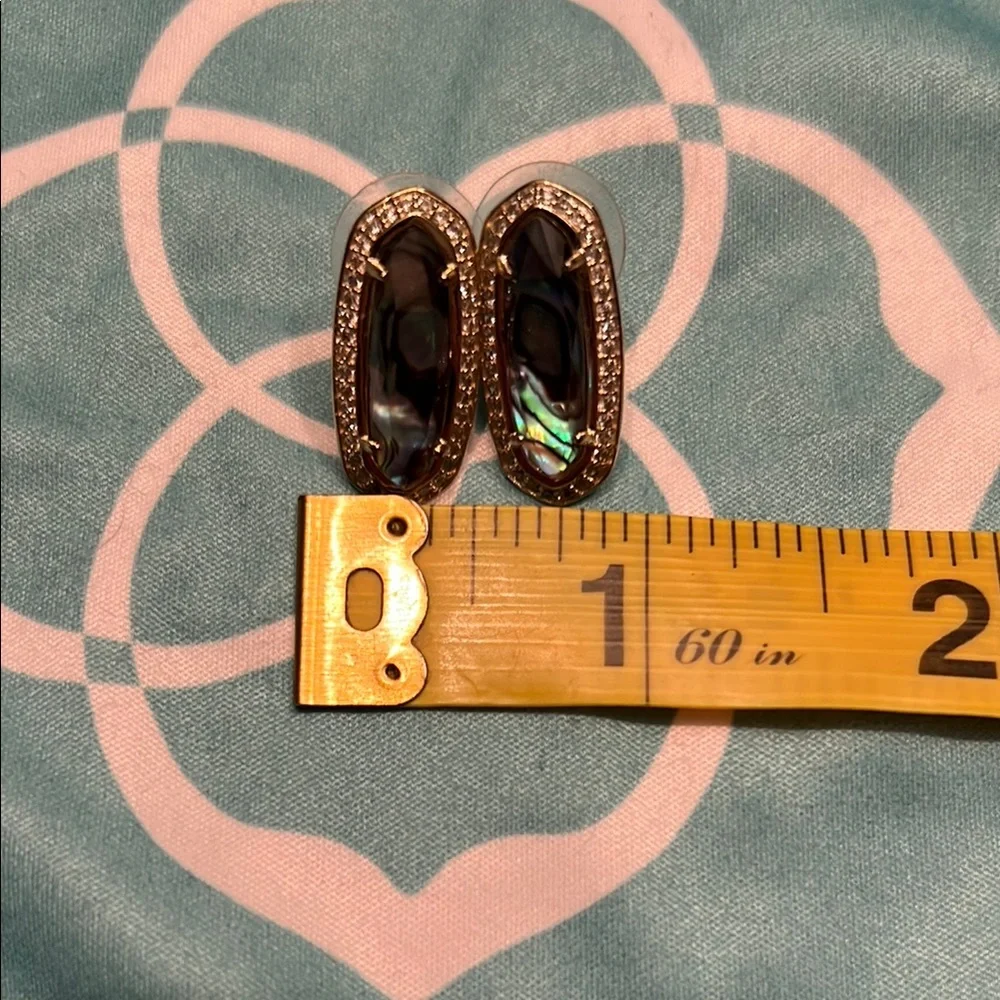 Kendra Scott Abalone Shell Earrings - Picture 2 of 6
